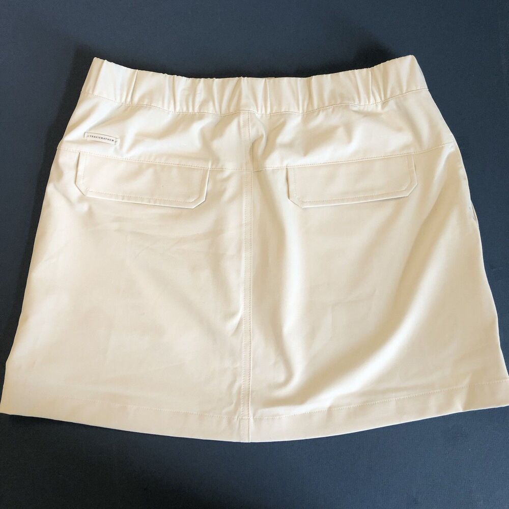 Travis Mathew Diana Cargo Skirt Vanilla Ice Women’s Sz Medium M - Picture 11 of 13